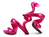 New nightclub fashion wild bottomless sexy snake-shaped winding shaped wedding shoes