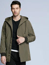 ICebear 2019 new autumn men's coat clothing fashion man jacket diagonal placket hooded design high quality clothing MWC18031D