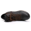 Boots Men Leather Sneakers Boots Fashion Winter Snow Warm Boots Men Lace Up Breathable Footwear Men Casual Shoes
