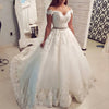 Saudi Arabia Off The Shoulder Vintage Lace Wedding Dress 2019 Ball Gown Sweetheart Bridal Gowns Vestido De Noiva novias vestidos