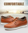 Casual Men Shoes Genuine Leather Black Men Shoes Elevator 6 cm Invisible Height Increasing Shoes
