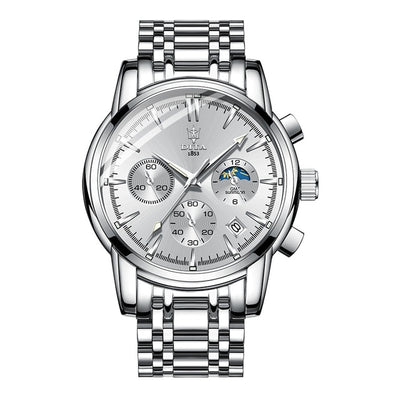 Top brand luxury Stainless Steel Sport Chronograph Man Hand Wrist quartz Bracelet men watches Relogio Masculino free shipping 7-12 days