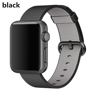 Nato Strap For Apple Watch Band apple watch 4 3 5 band 44mm 40mm iwatch band 42mm 38mm pulseira correa Woven Nylon Bracelet belt