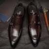 Men leather shoes business dress suit shoes men brand Bullock genuine leather black slipon  wedding mens shoes Phenkang