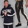 Hoodie and Pants Set Autumn New Mens Casual Loose Sweatshirt Joggers Sweatpants Male Cotton Sportswear Trousers Brand Tracksuits