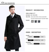 Men Long trench coat Spring and Autumn New Double Breasted Europe style trench coat men Pea Coat Gentleman Top Jackets 18771-5