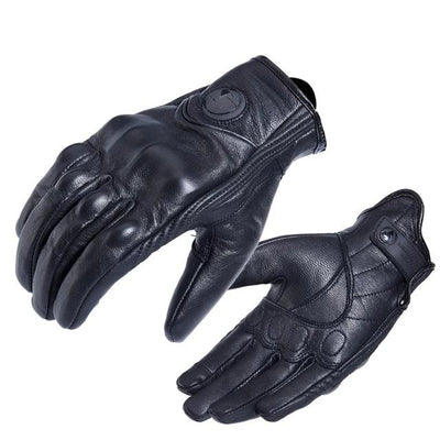Guantes AMU Motorcycle gloves Glove real Leather baseball gloves Motorbike Electric bicycle Electrombile Mitts motorcycle Gloves