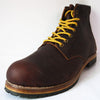US5-11 Genuine Leather Lace Up Round Toe Work Safety Ankle Boots Mens Winter Snow Riding Boots