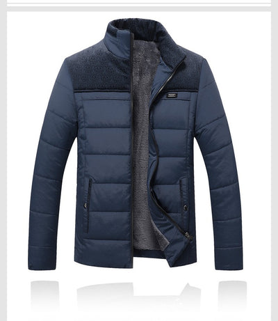 Winter Brand Men  Jacket Fur Hood With Cashmere Plus Size 4XL Winter Jacket High Quality Fashion Men's Coat Hot Sale