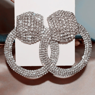 Circle Dangle Earrings Jewelry