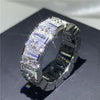Handmade Eternity Promise ring 925 Sterling silver