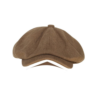 men's newsboy hat brown male big head beret