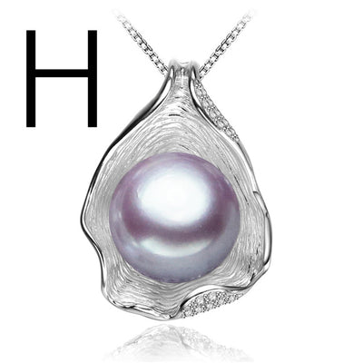 FENASY charm Shell design Pearl Jewelry,Pearl Necklace Pendant,925 sterling silver jewelry ,fashion necklaces for women 2018 new