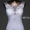 Elegant beautiful lace flowers mermaid Wedding Dresses vestidos de noiva robe de mariage bridal dress