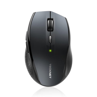 TeckNet Alpha Ergonomic 2.4G Wireless Optical Mobile Mouse with USB Nano Receiver for Laptop PC Computer 6 Buttons