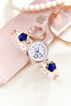 New Fashion Rhinestone Watches Women Luxury Stainless Steel Quartz Watch Women Dress Bracelet Watches Ladies Clock relojes 2018