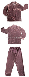 Men's Pajamas Wholesale High Quality Pijama Men's Satin Sleepwear Imitation Silk Pajamas for Men Summer Autumn