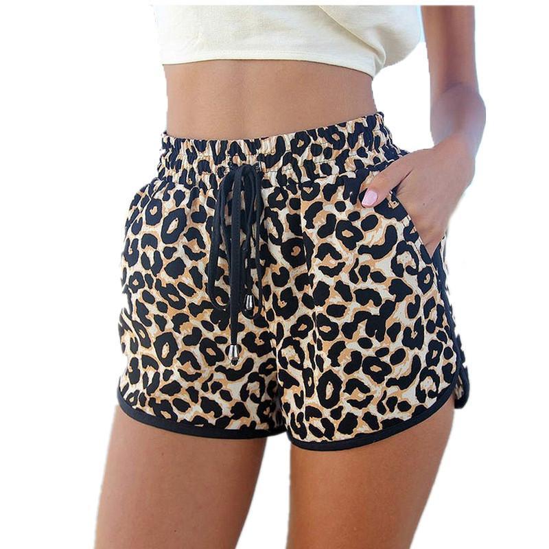 Women Summer 2017 Casual Leopard Printed Shorts Plus Size S-XL Women's -  chicmaxonline