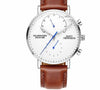 relogio masculino GUANQIN Brand Luxury Watches Men Fashion Creative Chronograph Luminous Analog Retro Leather Strap Quartz Watch