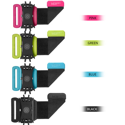 4-5.5in Running Phone Wristband 180 degree Rotatable Running Bag Belt Wrist Strap Jogging Cycling Gym Arm Band Bag for iPhone