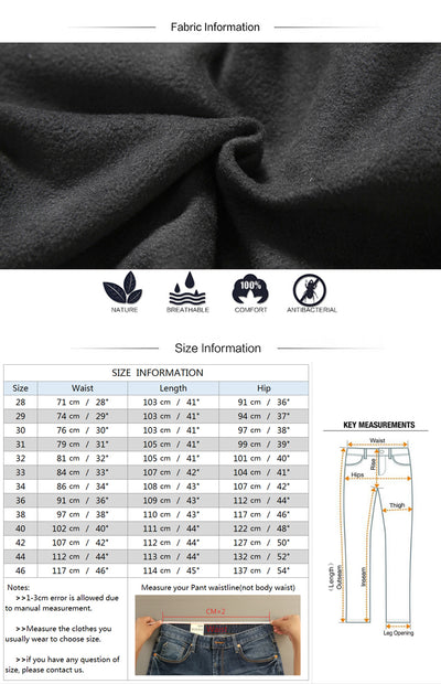 2019  New Mens Casual Pants Trousers Slim Straight Trousers Elasticity Fabric Basic Pants Male Fashion Big Size 44 46