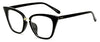 New Fashion Cat Eye Sunglasses Women Brand Designer Clear Lens Sexy Elegant Vintage Sun Glasses for Women Points UV400 1177T