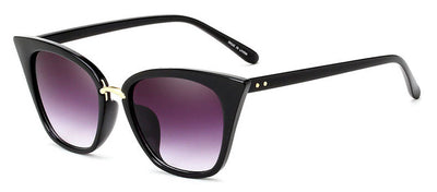 New Fashion Cat Eye Sunglasses Women Brand Designer Clear Lens Sexy Elegant Vintage Sun Glasses for Women Points UV400 1177T