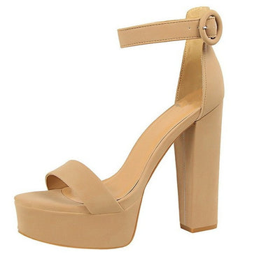 Brand Elegant sandals Women High Heels Pumps Super high heel 13cm Women's Banquet sandals waterproof
