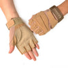 High Quality Black Hawk Military Tactical Gloves Men Fighting Combat Half Finger Anti-slip Gloves