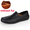 JINTOHO big size 35-47 slip on casual men loafers spring and autumn mens moccasins shoes genuine leather men's flats shoes