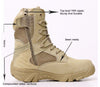 Winter Autumn Men Military Boots Quality Special Force Tactical Desert Combat Ankle Boats Army Work Shoes Leather Snow Boots