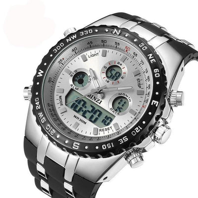 BINZI Mens Watches Top Brand Luxury Digital Male Sport Watch Waterproof Men dual display Wrist Watches Clock Relogio Masculino