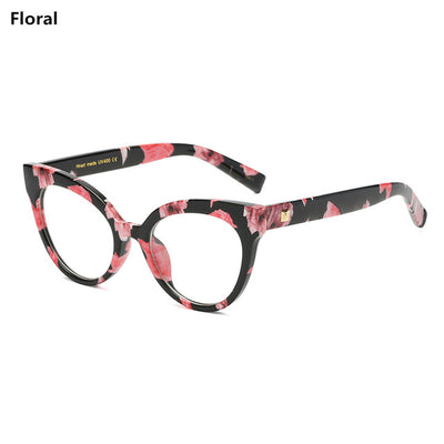 Kottdo Fashion Brand Cat Eye Glasses Women Plain Clear Lens Eyeglasses Retro Eyewear High Quality Vintage Optical Glasses Oculos