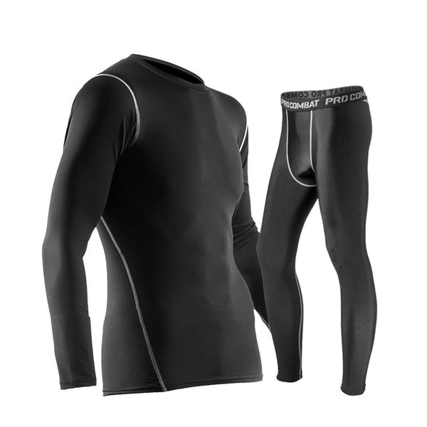 Thermal Underwear For Men Male Thermo Clothes Long Johns Thermal Tight ...
