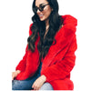 7 Colors Women Winter Thicken Warm Faux Fur Coats Outwear Ladies Casual Solid Full Sleeve Long Section Fake Fur Jacket Coat