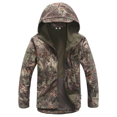 aichAngeI Army Camouflage Man Coat Military Jacket Waterproof Windbreaker Tactical Softshell Hoodie Jacket  Winter Outwear