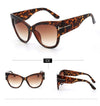 Luxury Vintage Gradient Points Sun Glasses Tom High Fashion Designer Brands For Women Sunglasses Cateye oculos de sol  feminino