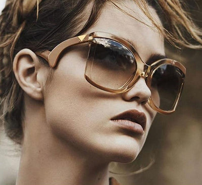 Sunglasses Women Luxury Brand Designer Oversized Sun Glasses Ladies UV400 For Female Big Frame