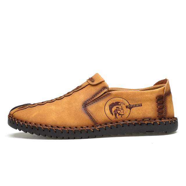 chicmaxonline 2018 New Comfortable Big size 38-46 Casual Shoes Loafers Men Shoes Quality Split Leather Shoes Men Flats Moccasins Shoes