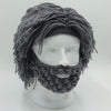 chicmaxonlineNaroFace Handmade Knitted Men Winter Crochet Mustache Hat Beard Beanies Face Tassel Bicycle Mask Ski Warm Cap Funny Hat Gift New