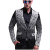 Plyesxale Blazer Men 2018 Unique Mens Blazers Luxury Brand 5XL 6XL Plus Size Mens Floral Blazer Vintage Casual Suit Jacket Q19