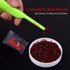 Professional Earthworm Bloodworm Clip Portable Fishing Baits Bloodworm Cilp Fishing Lures Clip Fishing Tackle Accessory