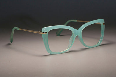 CCSPACE 45548 Ladies Square Glasses Frames For Women Metal Legs Designer Optical EyeGlasses Fashion Eyewear Computer Glasses