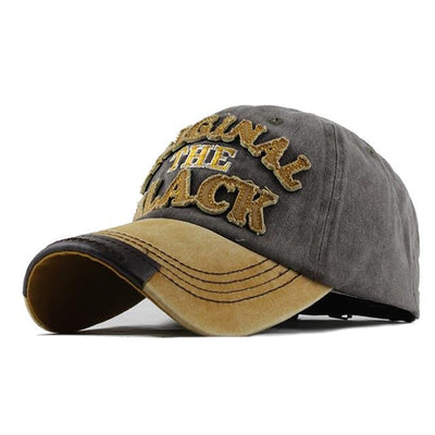 [FLB] Hot Retro Washed Baseball Cap Fitted Cap Snapback Hat For Men Bone Women Gorras Casual Casquette Letter Black Cap F122