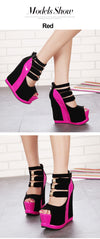 Hot Sale New Summer Shoes Woman Sexy Ultra High Heels Female Sandals  Shoes Princess Shoes