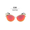 New Fashion Cat Eye luxury 2018 Sunglasses Women Brand Designer Twin-Beam Mirror Men Sun Glasses Vintage Female oculos de sol