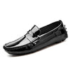 MIXIDELAI men penny loafers patent leather moccasins burgundy size 47 46 45 driving shoes men 12 11 10 9.5 leather loafers white