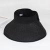 Spring Summer straw hat Visors Cap Foldable Wide Large Brim Sun Hat Beach Hats for Women Straw Hat