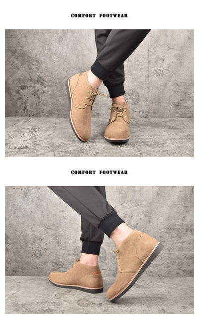 OSCO PUBG Factory Direct High Quality New Fashion Casual Breathable  Light Weige Boots Men Vulcanized Shoes #MB11001W-MQ-5