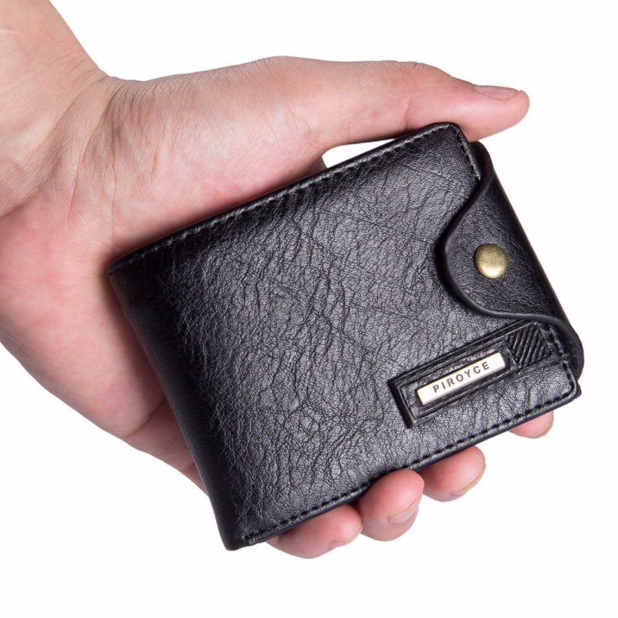 Nice Purse Men Black Genuine Leather Wallet Black - Price in India |  Flipkart.com